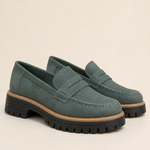 Dot | Harjattu paksupohjainen platform-loafer