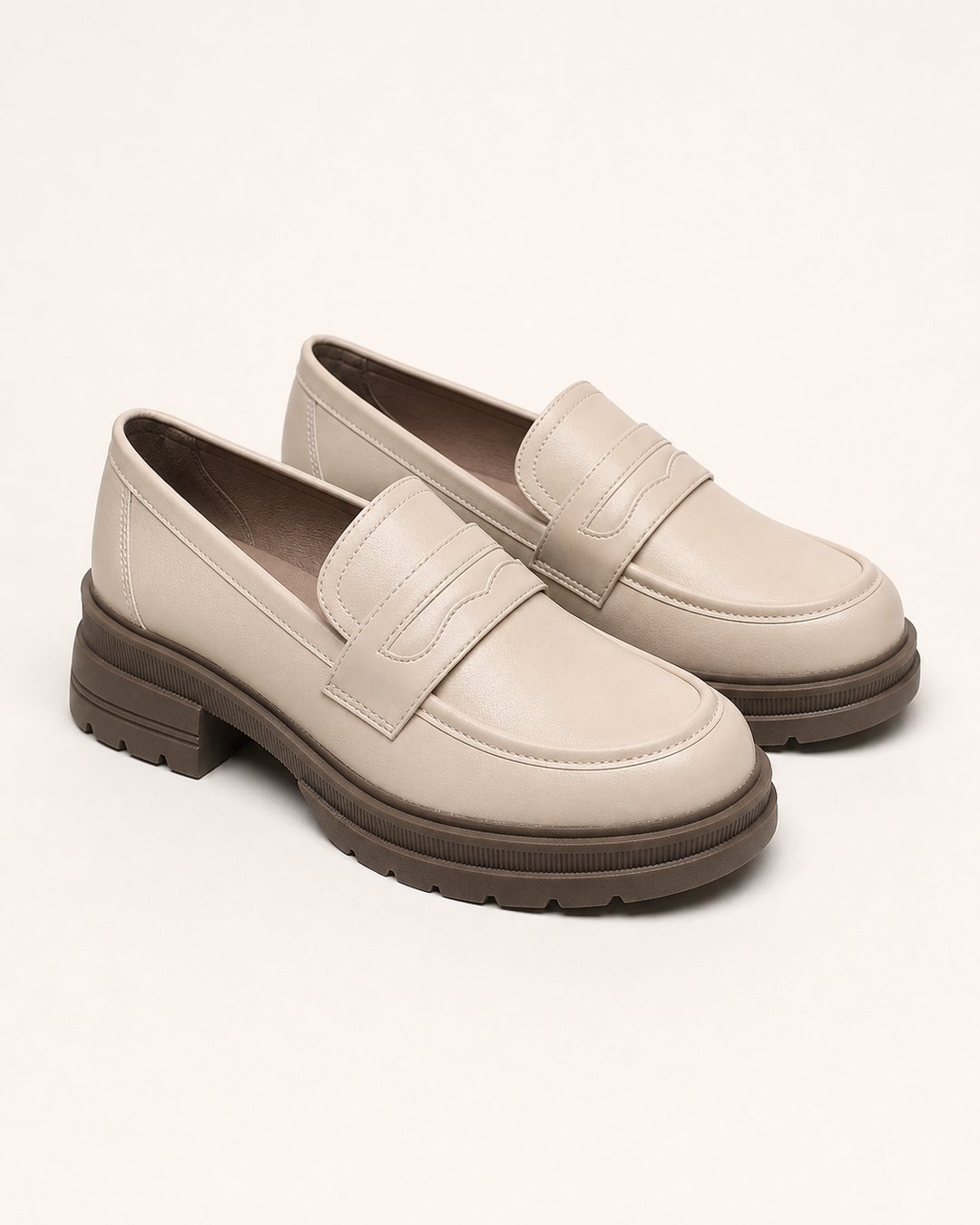Peggy | Sujautettava platform-loafer pehmeällä pohjalla
