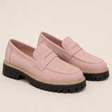 Dot | Harjattu paksupohjainen platform-loafer