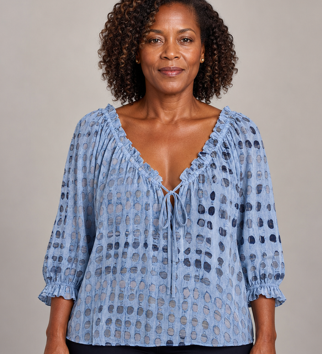 Candice | Muodikas pilkullinen pusero