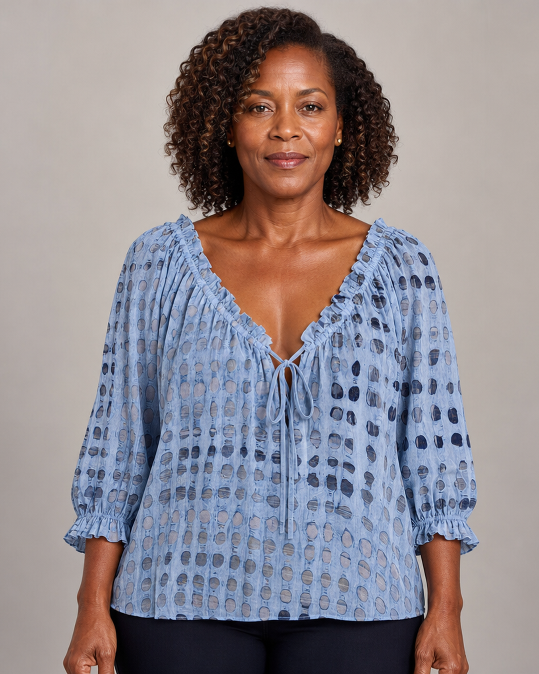 Candice | Muodikas pilkullinen pusero