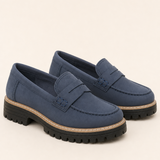 Dot | Harjattu paksupohjainen platform-loafer