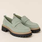 Dot | Harjattu paksupohjainen platform-loafer