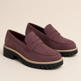 Dot | Harjattu paksupohjainen platform-loafer