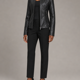 Audrey | Kapea vetoketjullinen biker-takki