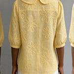 Deja | Elegantti kukkakuvioinen pusero