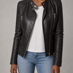 Inez | Biker-tyylinen vetoketjutakki