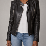 Inez | Biker-tyylinen vetoketjutakki