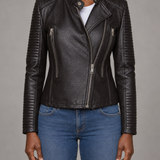 Inez | Biker-tyylinen vetoketjutakki