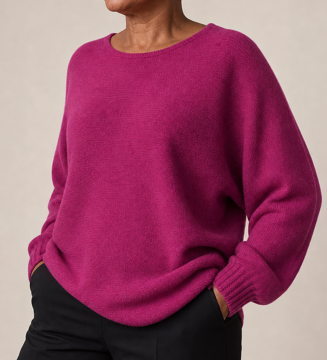 Deborah | Pyöreäkauluksinen neulepusero