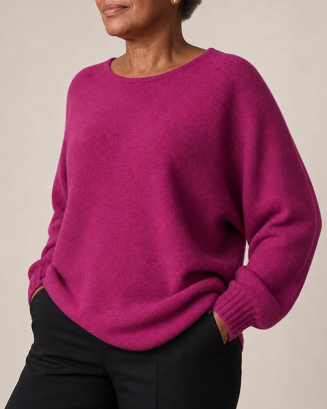 Deborah | Pyöreäkauluksinen neulepusero