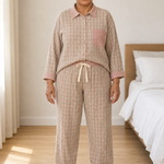 Margot | Ruudullinen pyjamasetti