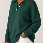 Alison | Hupullinen neulepusero kauluksella