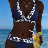 Nyla | Kuviollinen V-bikini