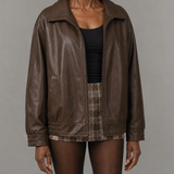 Hattie | Rento vetoketjullinen bomber-takki