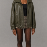 Hattie | Rento vetoketjullinen bomber-takki