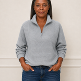 Rhonda | Puolivetoketjullinen neulepusero