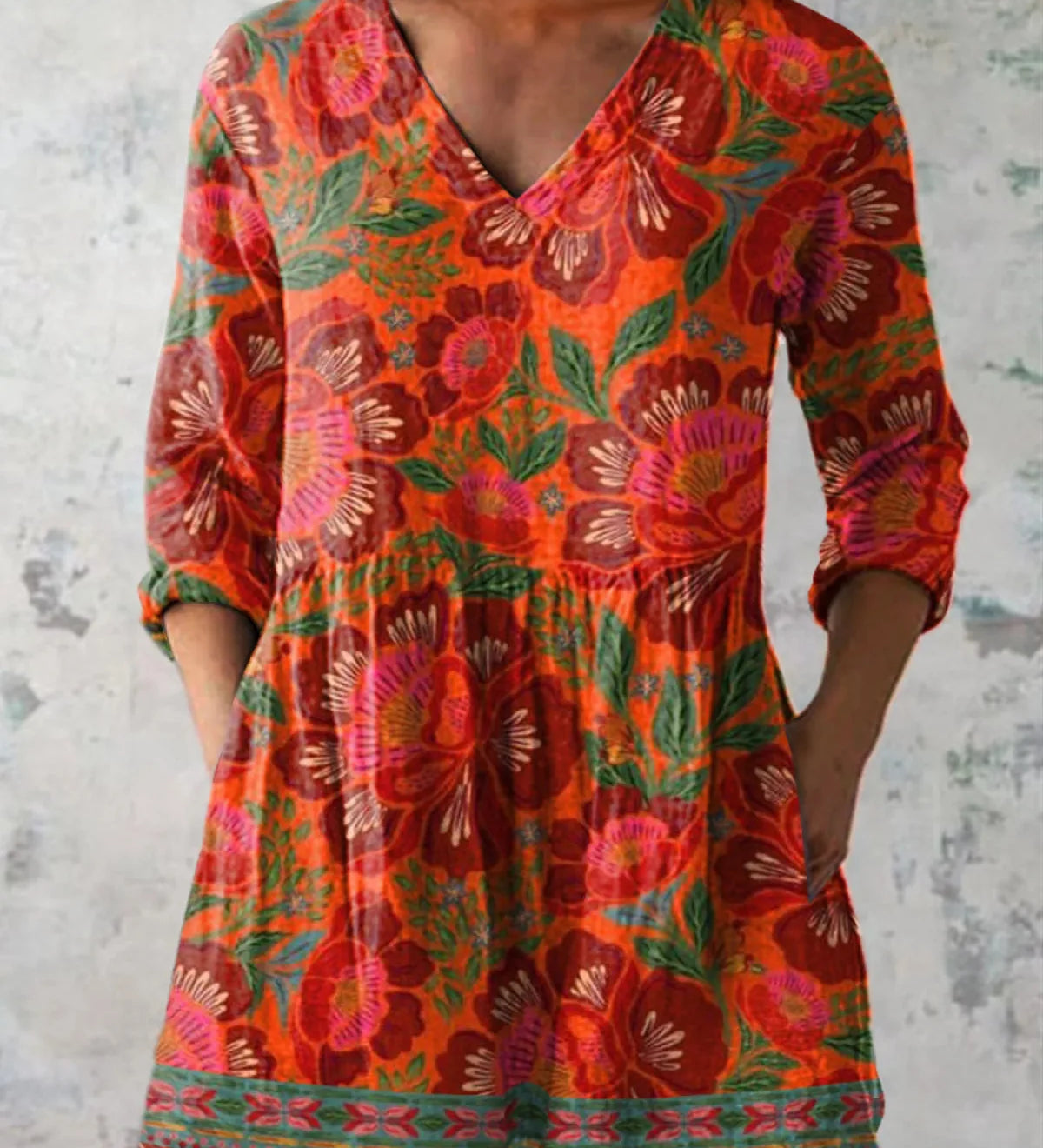 Adira | Pitkä V-pääntiellinen pusero
