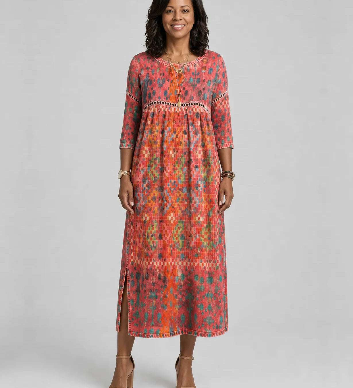 Folake | Kuviollinen midimekko