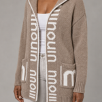 Jacqueline | Hupullinen avoin neuletakki