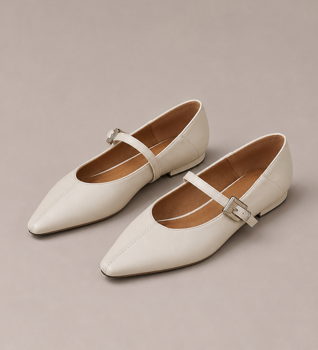 Lora | Suippokärkiset Mary Jane -ballerinat