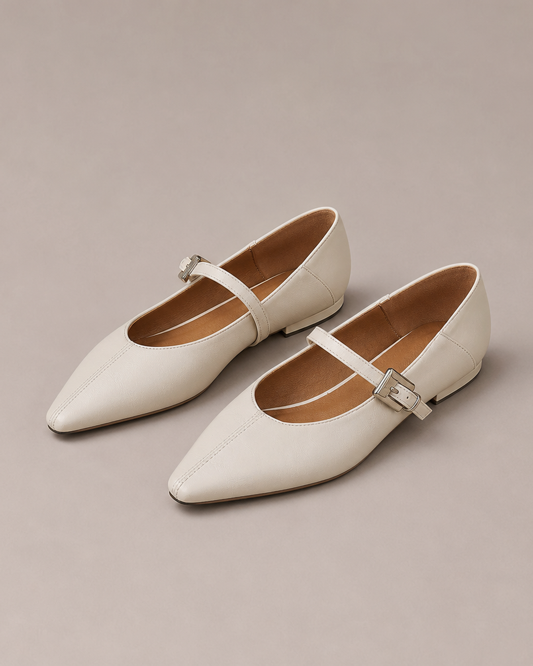 Lora | Suippokärkiset Mary Jane -ballerinat
