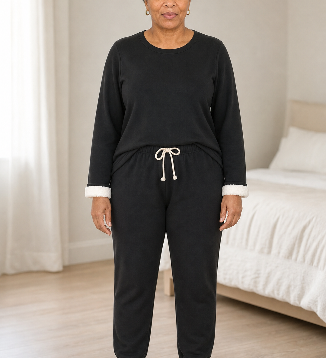 Thea | Fleecevuorattu oleskelusetti