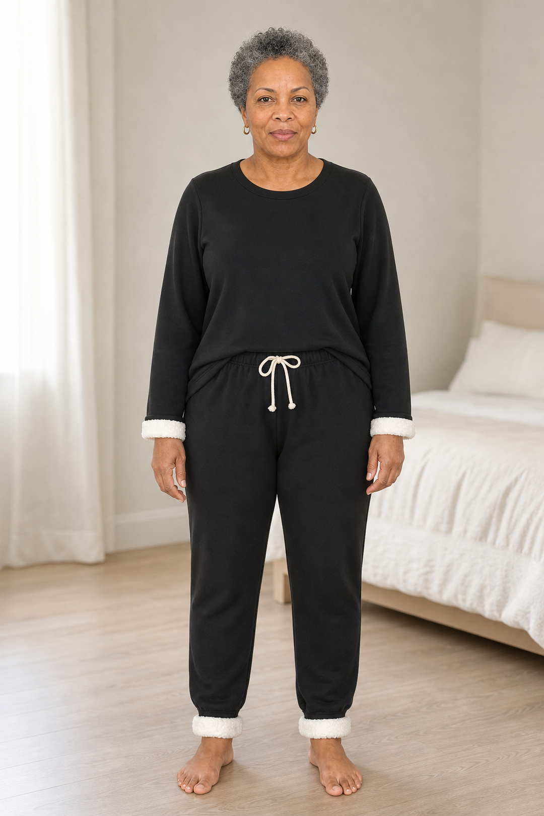 Thea | Fleecevuorattu oleskelusetti