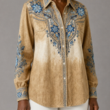 Tucson | Vintage-henkinen western-kukkapusero