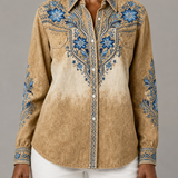 Tucson | Vintage-henkinen western-kukkapusero