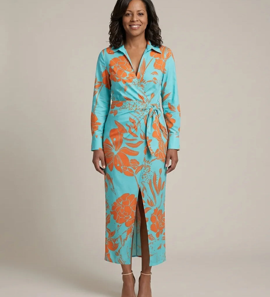 Josephine | Kuosillinen kietaisumekko