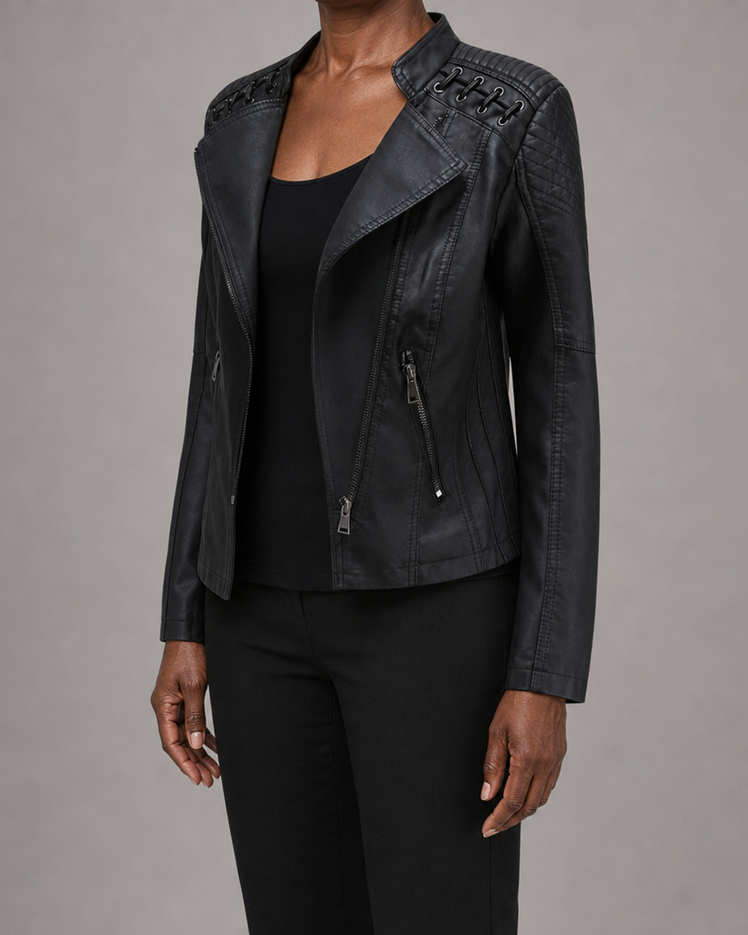Iris | Biker-tyylinen vetoketjutakki