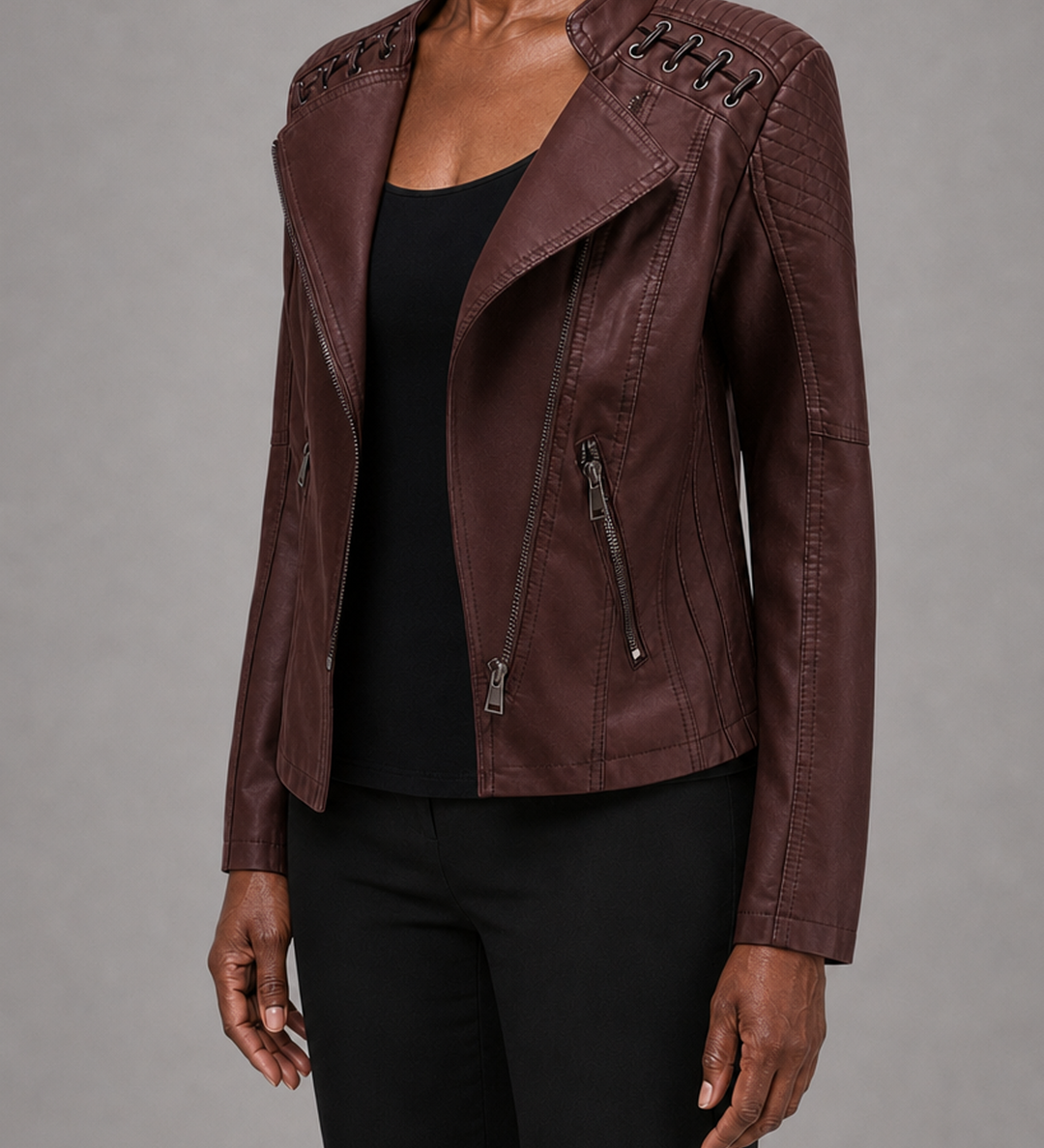 Iris | Biker-tyylinen vetoketjutakki