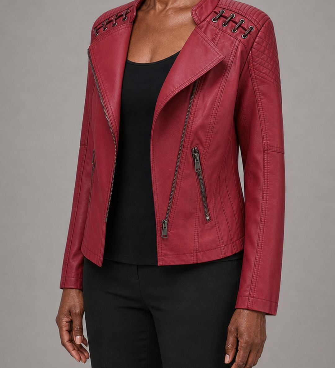 Iris | Biker-tyylinen vetoketjutakki