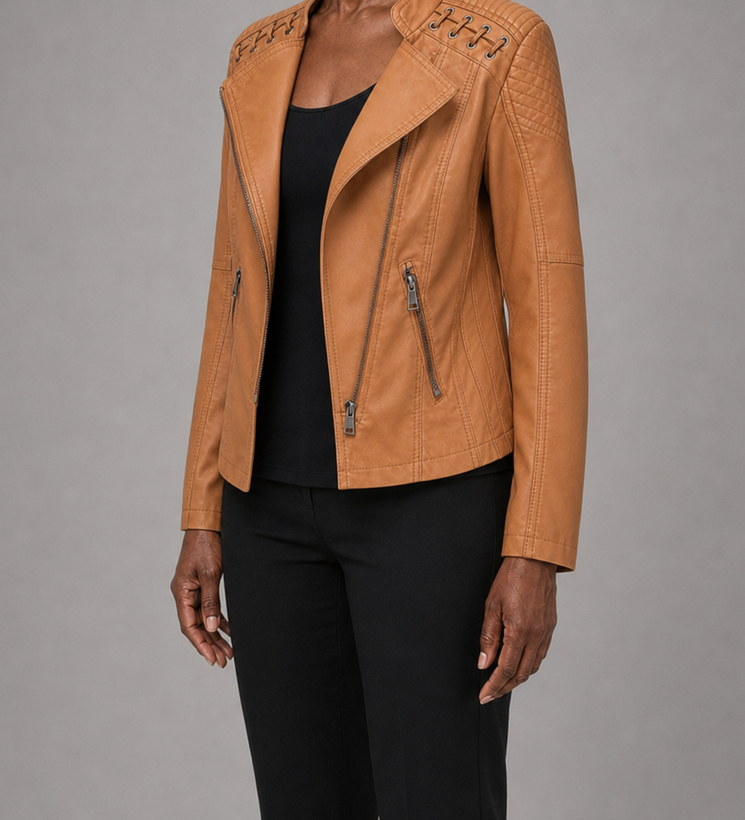 Iris | Biker-tyylinen vetoketjutakki
