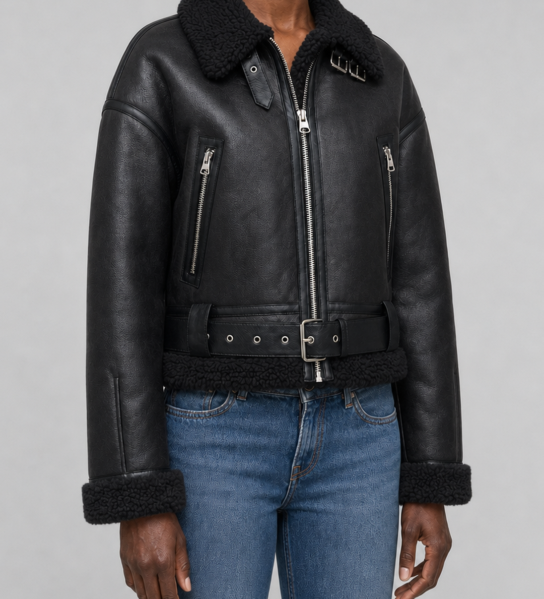 Ethel | Lyhyt lentäjätyylinen bomber-takki