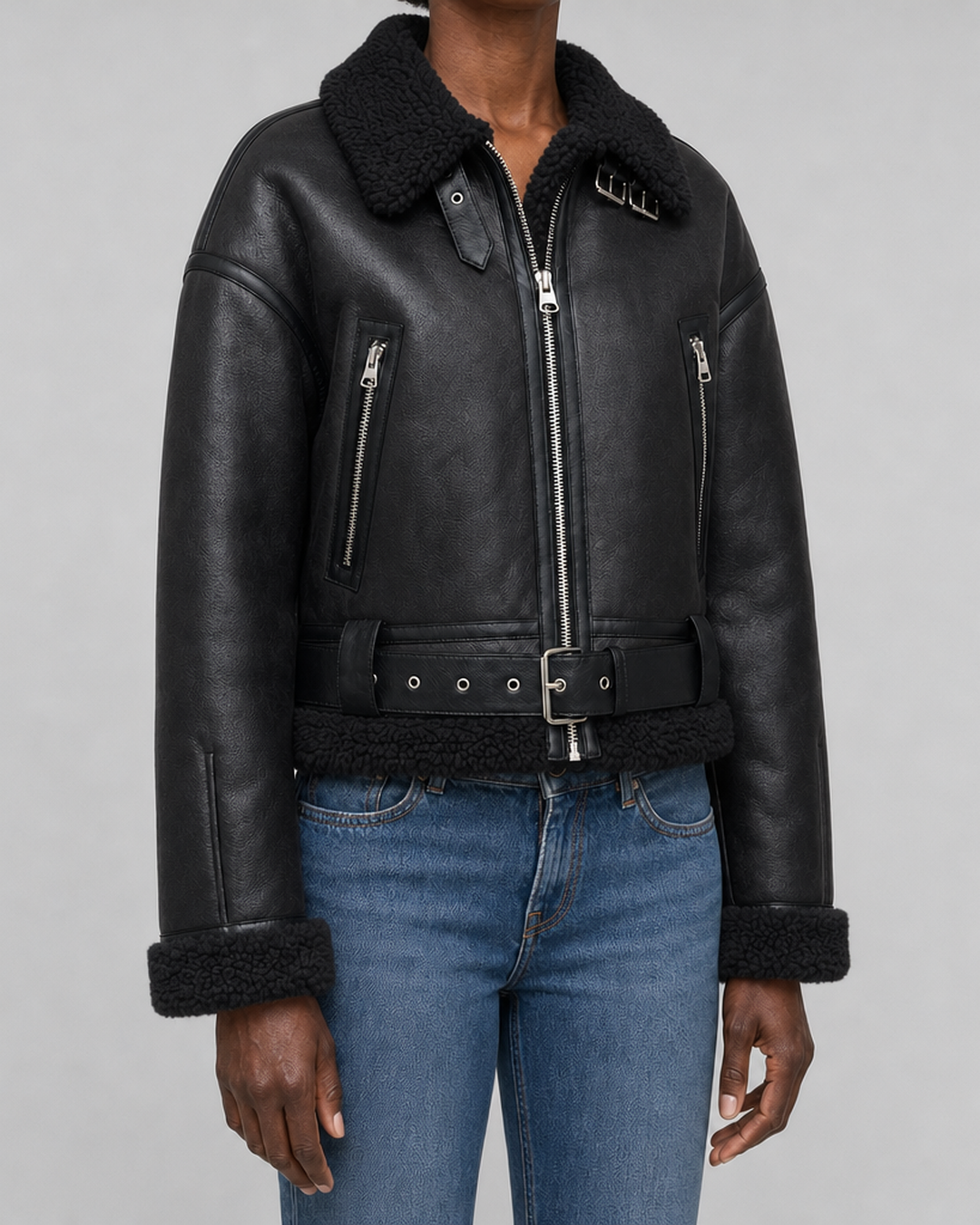Ethel | Lyhyt lentäjätyylinen bomber-takki
