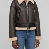 Ethel | Lyhyt lentäjätyylinen bomber-takki