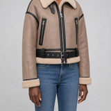 Ethel | Lyhyt lentäjätyylinen bomber-takki
