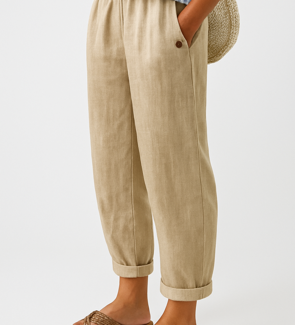 Wanda | Tyylikkäät hengittävät arkihousut