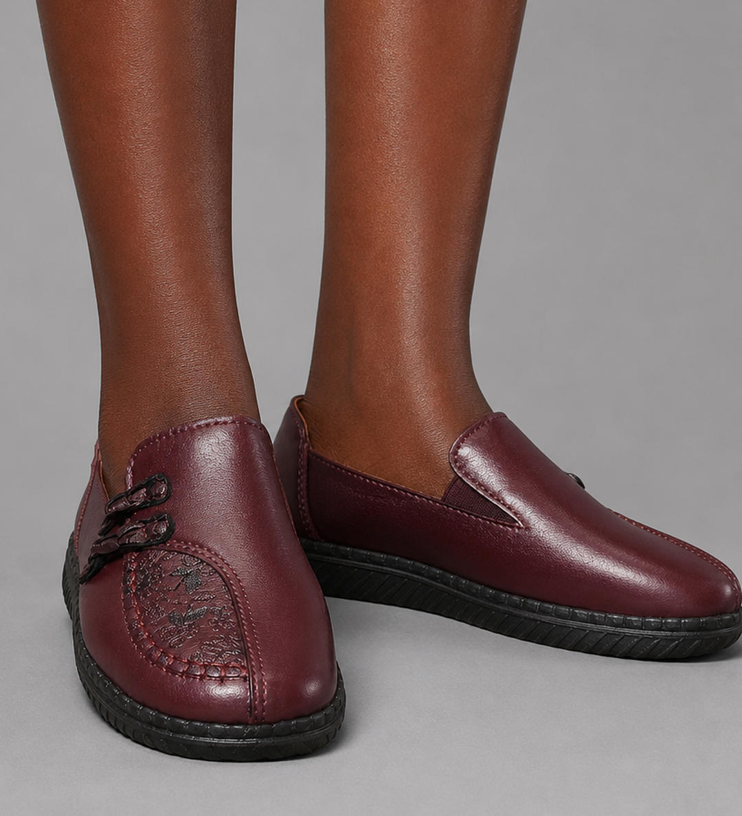 Cathy | Mukavat kukkakoristeiset loaferit